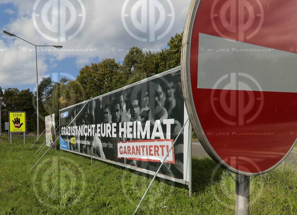 GR-Wahl 2021 Graz - Wahlplakate