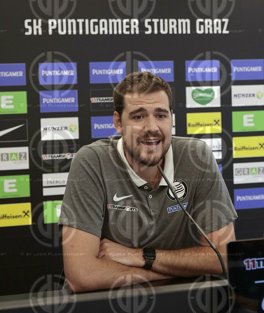 SK Sturm Pressekonferenz am 21.07.2022