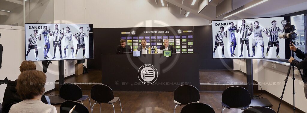 SK Sturm Pressekonferenz am 03.10.2022