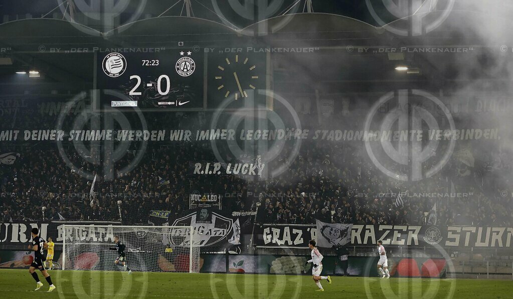 Cup SK Sturm vs. FK Austria Wien (2:0) am 02.02.2024